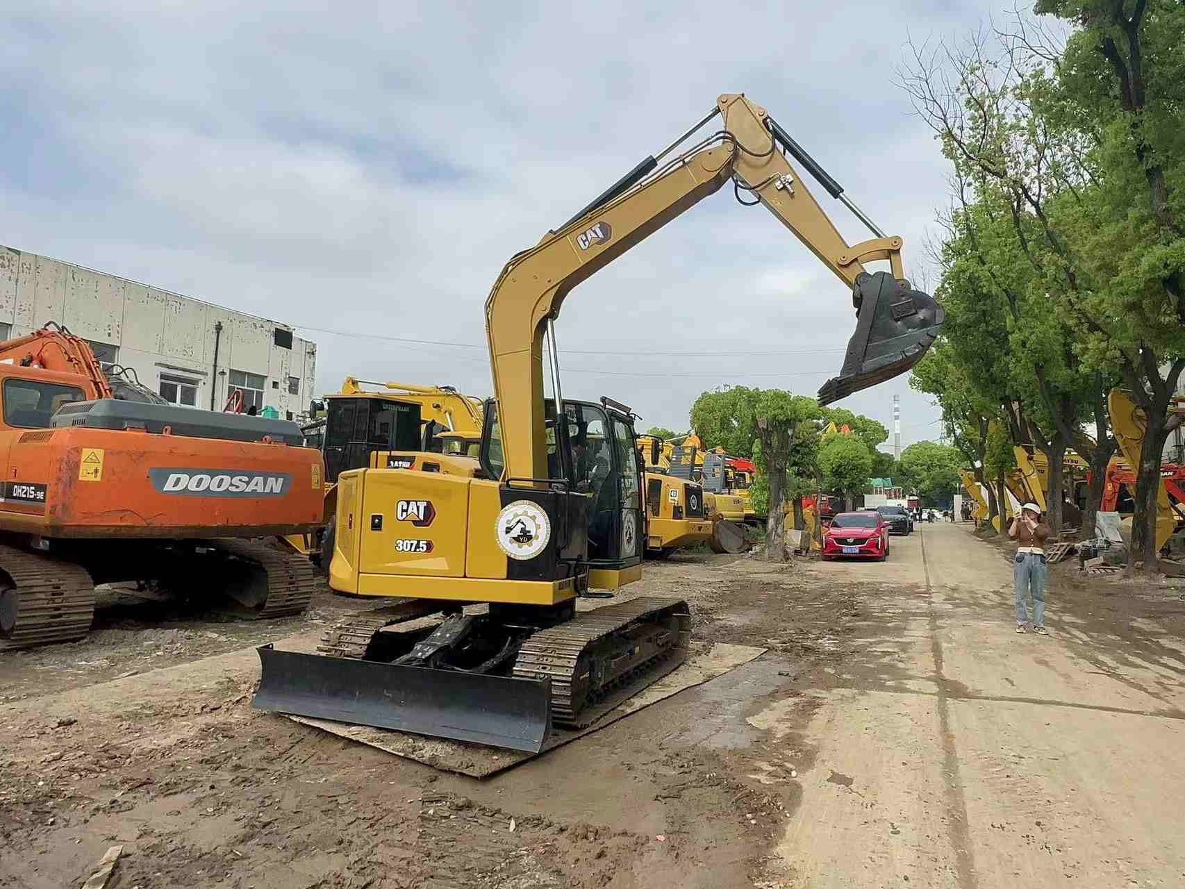 ญี่ปุ่น สหรัฐอเมริกา ขายเครื่องขุด CAT มือสอง 307.5 Jindongyu Machinery