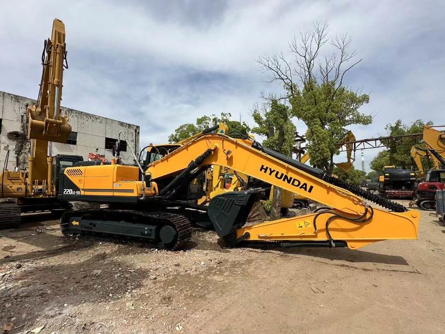 เกาหลี ขายเครื่องขุด Hyundai มือสอง R220LC-9s R220 DX225 HX220 Jindongyu Machinery