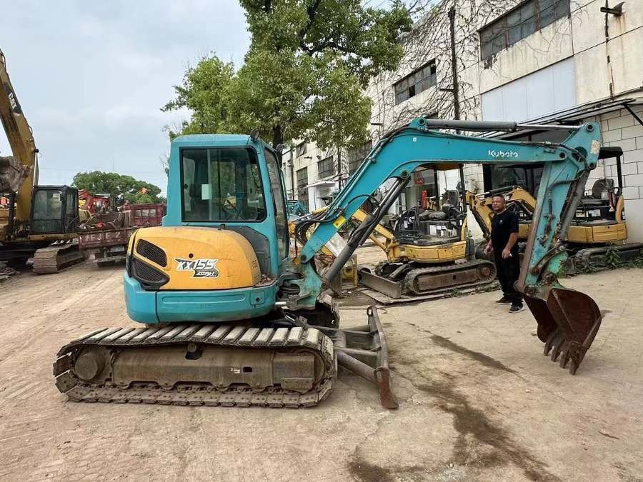 ญี่ปุ่น ขายอุปกรณ์ขุด Kubota มือสอง KXX155-3 เครื่องจักร Jindongyu