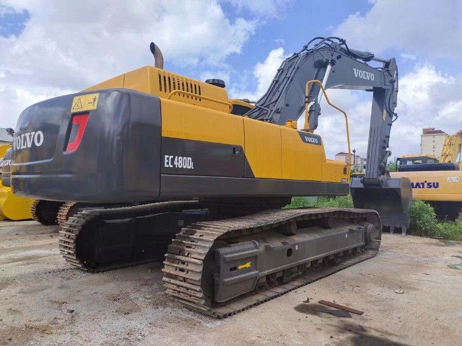 เกาหลี ขายเครื่องขุด Volvo มือสอง EC480DL เครื่องจักร Jindongyu