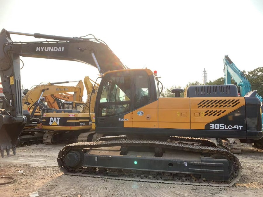 เกาหลี ขายเครื่องขุด Hyundai มือสอง 305LC-9 330-9s Robex Jindongyu เครื่องจักร